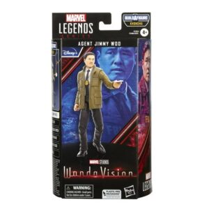 Marvel Legends Series MCU Disney Plus Wandavision Agent Jimmy Woo Action Figure 6-inch Collectible Toy