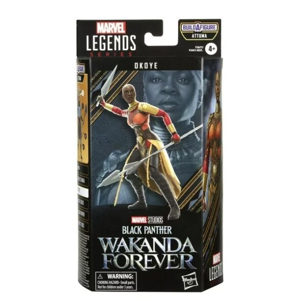 Marvel Legends Series Black Panther Wakanda Forever Okoye 6-inch MCU Action Figure Toy
