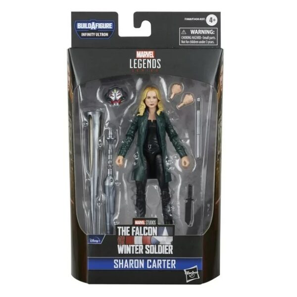 Marvel Legends Series Disney Plus Sharon Carter Falcon and the Winter Soldier MCU Series Action Figure 6-inch Collectible Toy