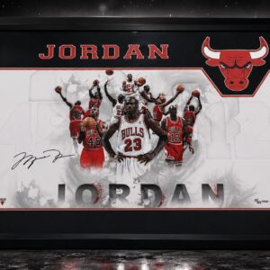 Michael Jordan Autographed Limited-Edition UDA Print