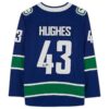 Quinn Hughes Vancouver Canucks Autographed Blue 2019 Model Fanatics Breakaway Jersey
