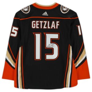 Ryan Getzlaf Anaheim Ducks Autographed Black Adidas Authentic Jersey