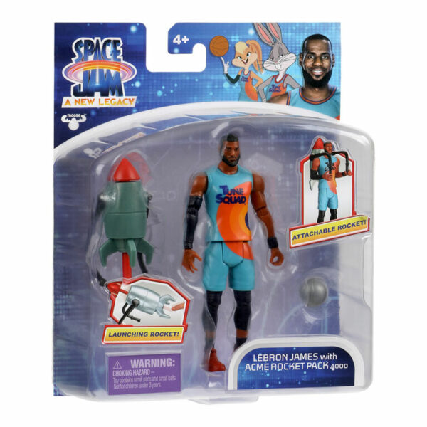 Space Jam S1 Ballers Fig Pack - Lebron James With Acme Rocket Pack 4000