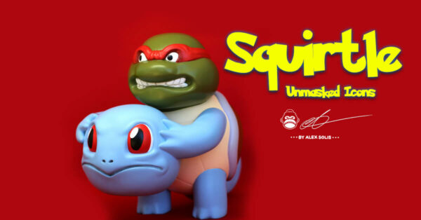 Squirtle Unmasked Icons Unmasked Series By Alex Solis - Image 2