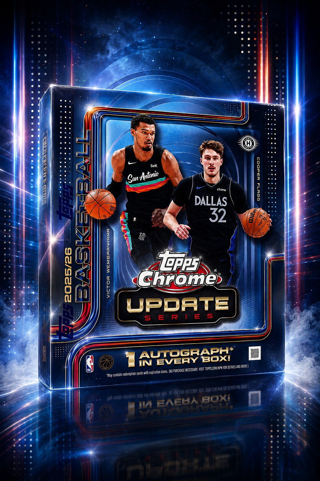 2025/26 Topps Chrome Update Series Basketball Hobby Box