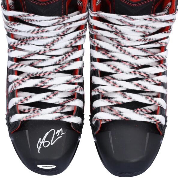 Upper Deck Connor McDavid Edmonton Oilers Autographed CCM Jetspeed Game Model Hockey Skates - Image 2
