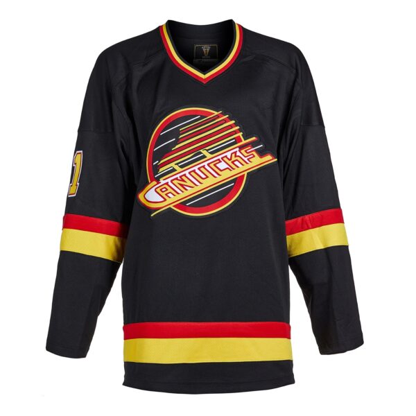 Kirk McLean Vancouver Canucks Autographed Retro Fanatics Jersey - Image 2