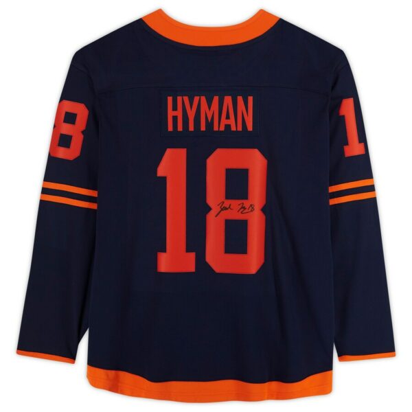 Zach Hyman Edmonton Oilers Autographed Fanatics Alternate Breakaway Jersey