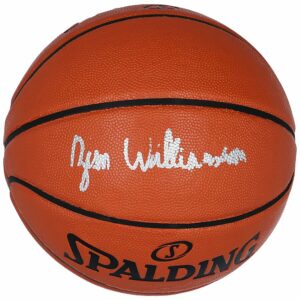 Zion Williamson New Orleans Pelicans Autographed Spalding Indoor/Outdoor Basketball