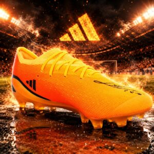 Lionel Messi Argentina National Team Autographed adidas X Speedportal Orange Cleat