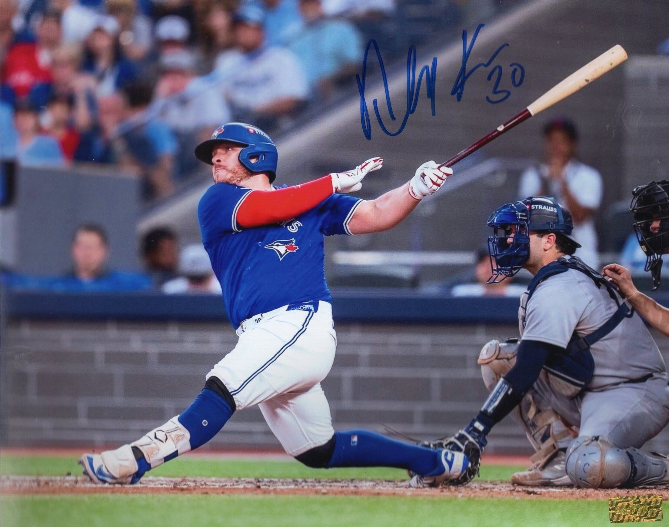 Alejandro Kirk Toronto Blue Jays Full-Swing Mode Autographed 8x10 Photo