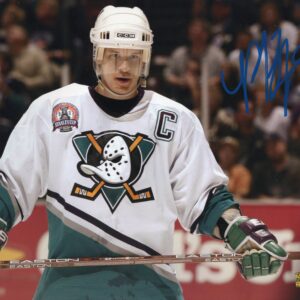 Paul Kariya Anaheim Ducks Classic White Jersey Autographed 8x10 Photo