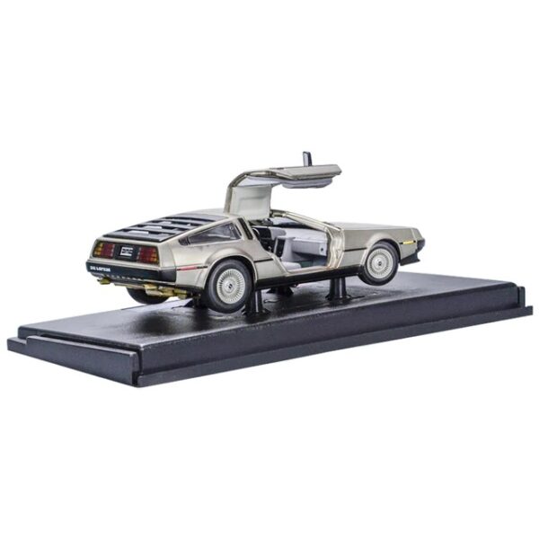 Michael J. Fox Autographed Back to the Future 1:18 Scale Die-Cast DeLorean - Image 3