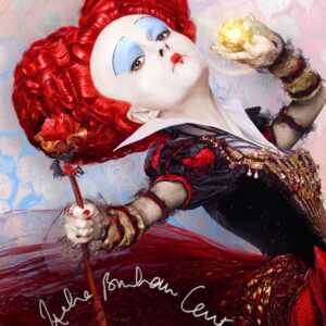 Helena Bonham Carter Autographed Alice in Wonderland The Red Queen 11x14 Photo