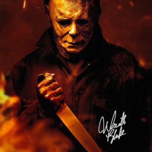 Nick Castle Autographed Halloween Kills Michael Myers When He Came Home 16x20 Photo