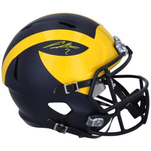Charles Woodson Michigan Wolverines Autographed Riddell Speed Replica Helmet