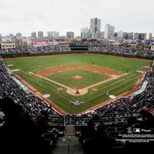 Chicago Cubs Unsigned Wrigley Field Overview Photograph