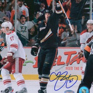 Chris Pronger Anaheim Ducks Autographed 8" x 10" Goal Celebration Photograph