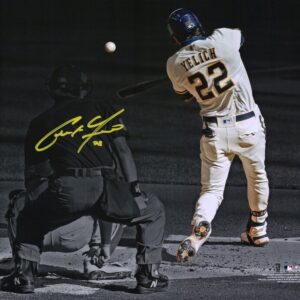 Christian Yelich Milwaukee Brewers Autographed 11" x 14" Spotlight Photograph