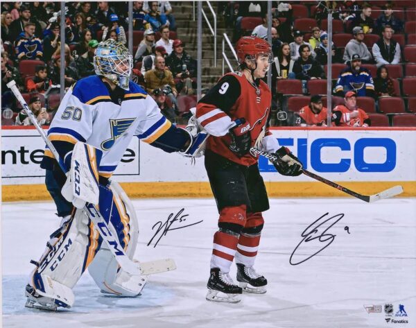 Clayton Keller & Jordan Binnington Multi-Signed 16" x 20" Photograph