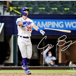 Cody Bellinger Los Angeles Dodgers Autographed 16" x 20" 2020 NLCS Game 7 Game Winning Home Run Photograph