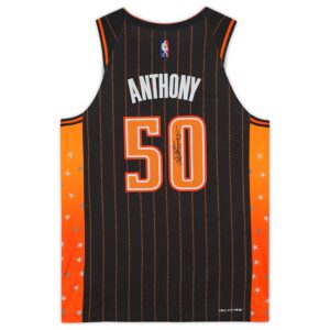 Cole Anthony Anthracite Orlando Magic Autographed Nike 2021-22 Mixtape Authentic Jersey