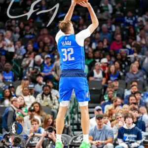 Cooper Flagg Dallas Mavericks Autographed 16" x 20" Shooting Photograph