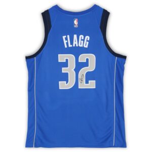 Cooper Flagg Dallas Mavericks Autographed Nike Blue Icon Swingman Jersey