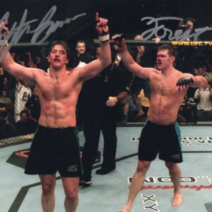 Stephan Bonnar & Forrest Griffin UFC Autographed 8x10 Photo