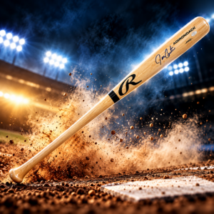 Joe Carter Autographed Rawlings Blonde Pro Model Baseball Bat