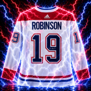 Larry Robinson Montreal Canadiens Autographed White adidas Jersey