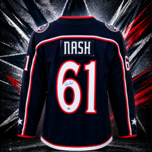 Rick Nash Autographed Columbus Blue Jackets Fanatics Breakaway Jersey