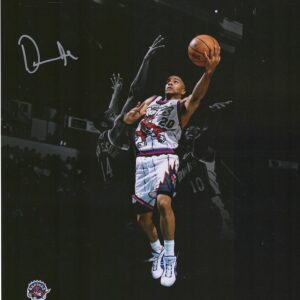 Damon Stoudamire Toronto Raptors Autographed 11" x 14" Spotlight Lay Up Photograph