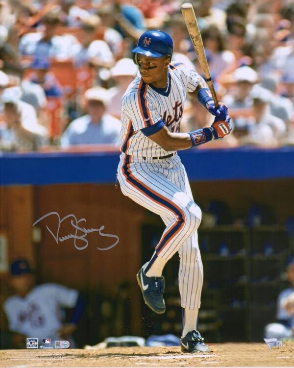 Darryl Strawberry New York Mets Autographed 16" x 20" Hitting Photograph