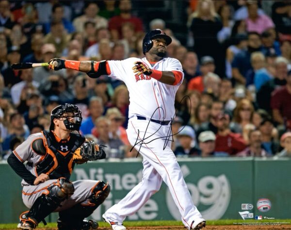 David Ortiz Boston Red Sox Autographed 16" x 20" Hitting Photograph