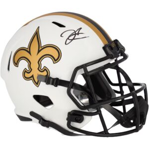 Derek Carr New Orleans Saints Autographed Riddell Lunar Eclipse Speed Replica Helmet