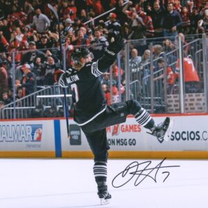 Dougie Hamilton New Jersey Devils Autographed 16'' x 20'' Black Alternate Jersey Celebration Photograph