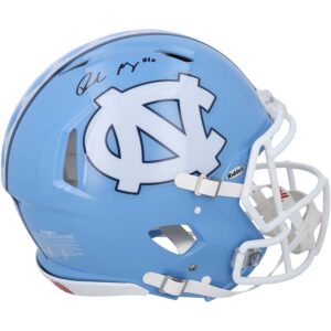 Drake Maye North Carolina Tar Heels Autographed Riddell Speed Authentic Helmet
