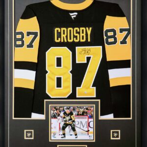 Sidney Crosby Pittsburgh Penguins Framed Autographed Jersey