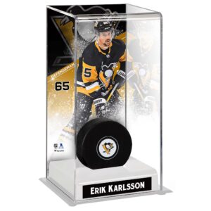 Erik Karlsson Pittsburgh Penguins Deluxe Tall Hockey Puck Case