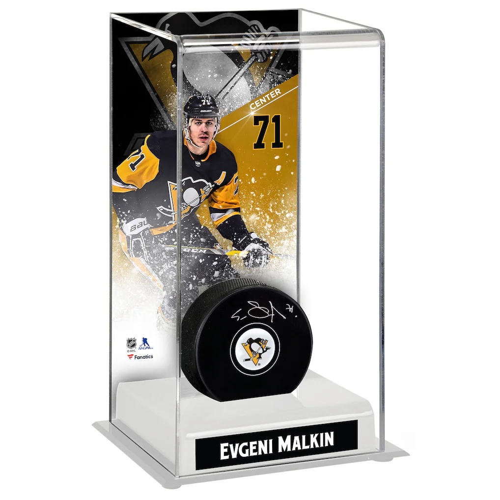 Evgeni Malkin Pittsburgh Penguins Deluxe Tall Hockey Puck Case