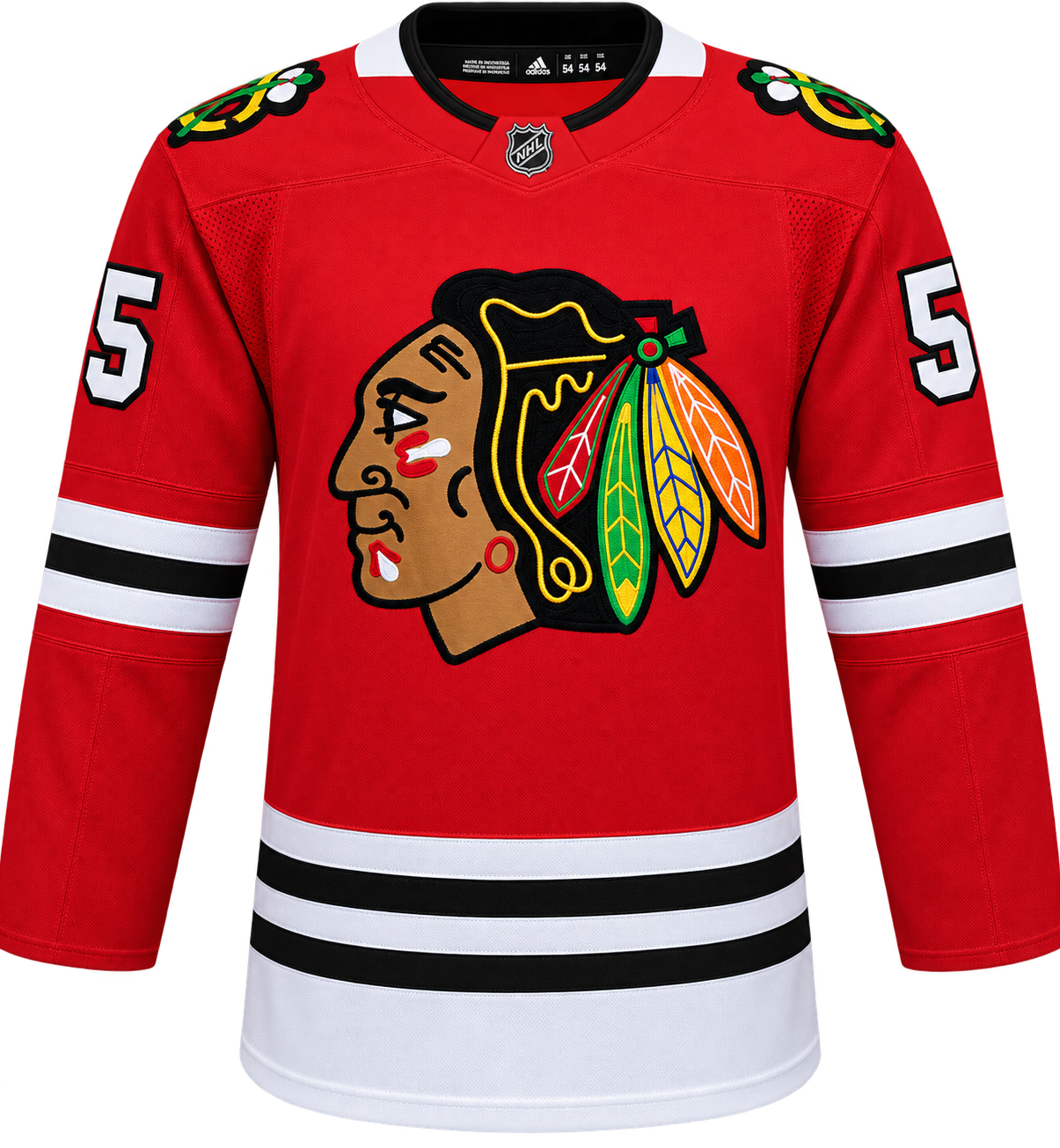 Kevin Korchinski Autographed Chicago Blackhawks Red Adidas Jersey - Image 3
