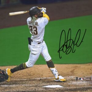 Fernando Tatis Jr. San Diego Padres Autographed 8" x 10" Hitting Photograph