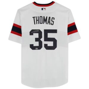 Frank Thomas Chicago White Sox Autographed White Nike Cooperstown Collection Replica Jersey