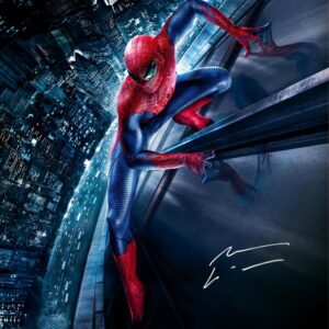 Andrew Garfield Autographed Amazing Spider-Man Cityscape 16×20 Photo