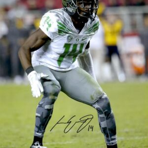 Ifo Ekpre-Olomu Oregon Ducks Autographed 16'' x 20'' White Stance Photograph