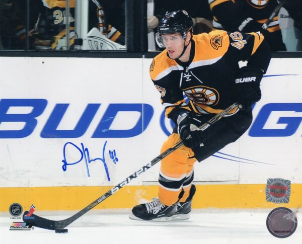 David Krejci Boston Bruins Autographed 8x10 Photo