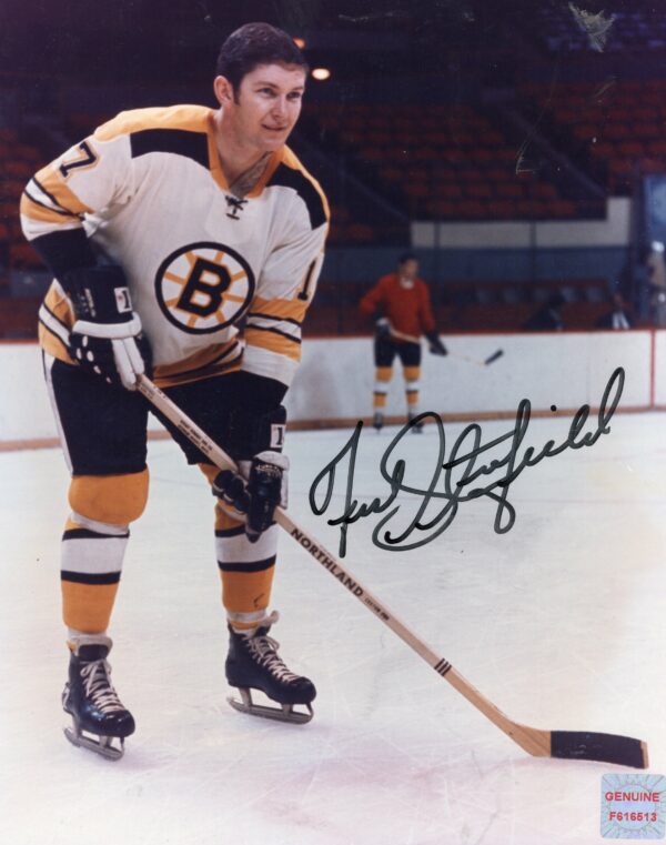 Fred Stanfield Boston Bruins Autographed 8x10 Photo