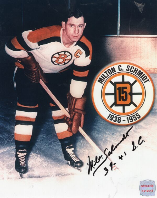 Milt Schmidt Boston Bruins Autographed 8x10 Photo