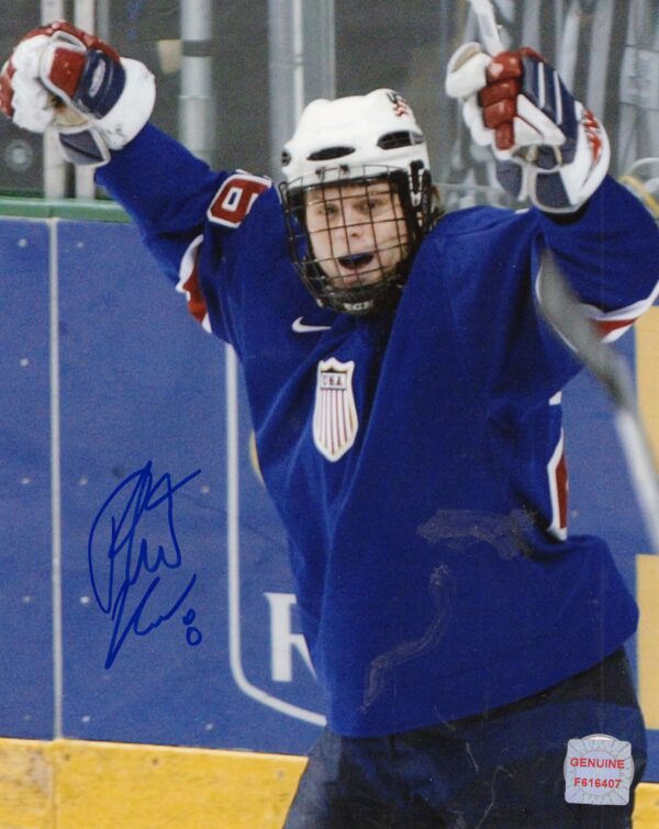 Phil Kessel Team USA Autographed 8x10 Photo